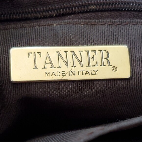 Tanner Vintage Quilted Italian Leather Hobo Bag Boho Hippie Western 80s 90s - Picture 10 of 16